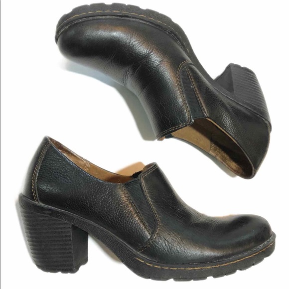 boc patent leather clogs